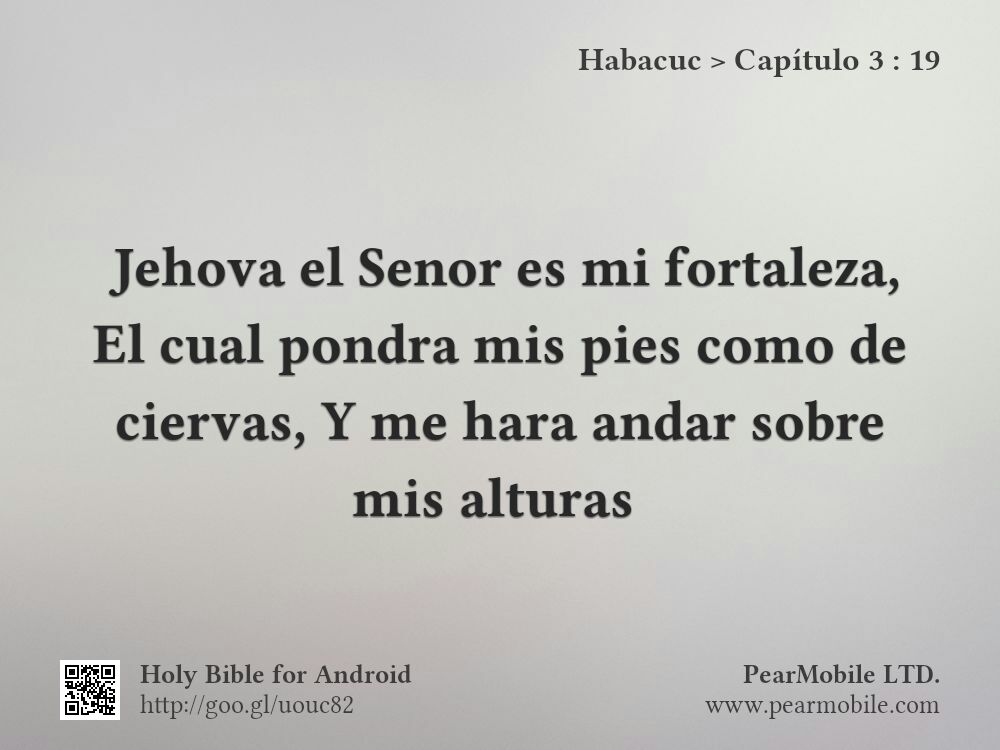 Habacuc, Capítulo 3:19